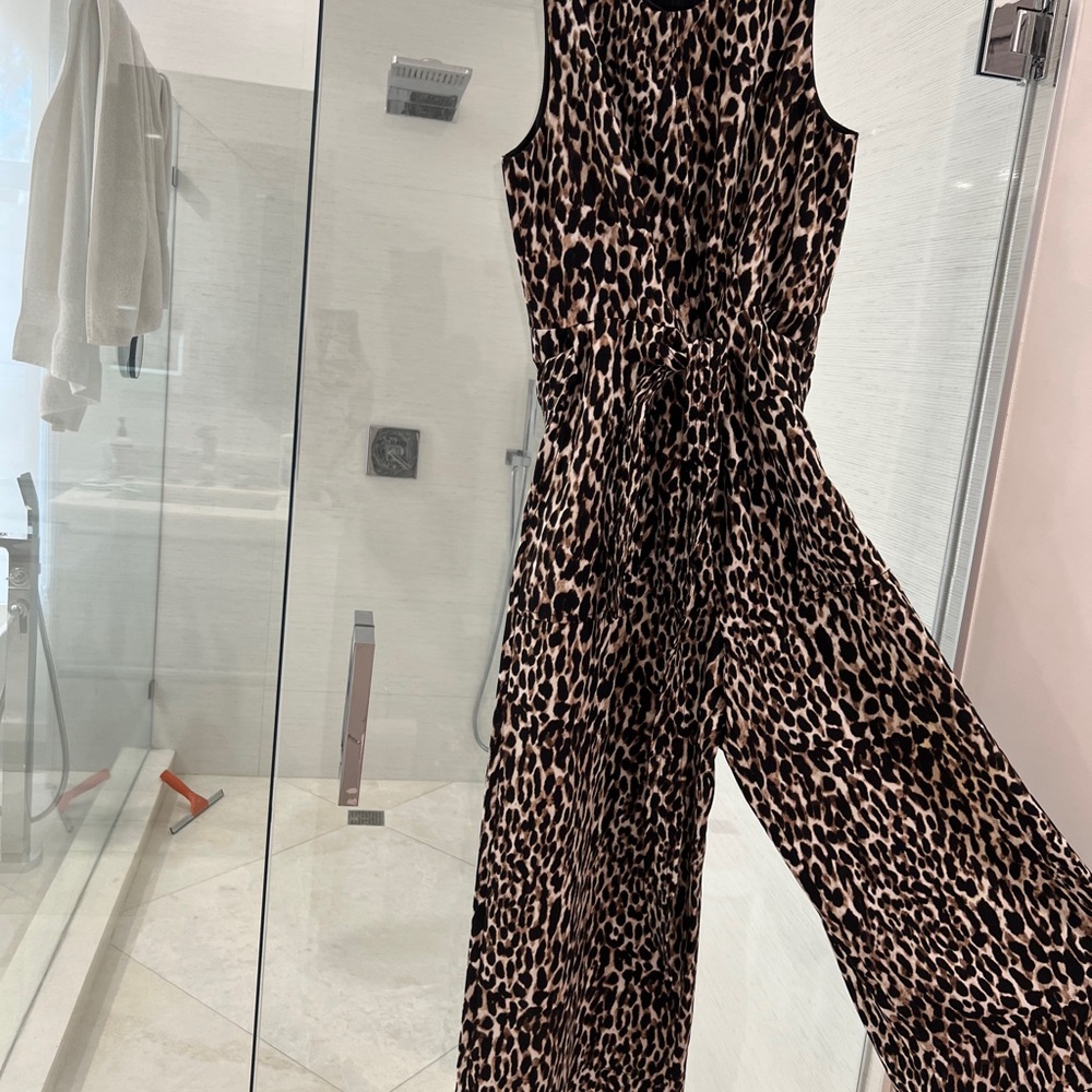 Leopard Print Jumpsuit